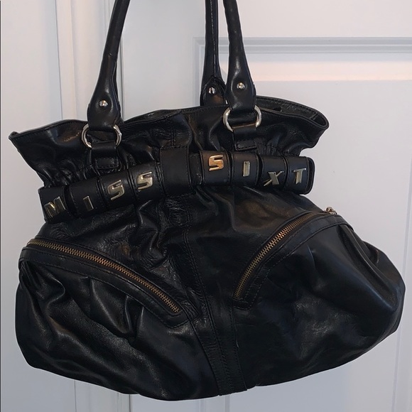 Miss Sixty Handbags - Miss Sixty leather black bag